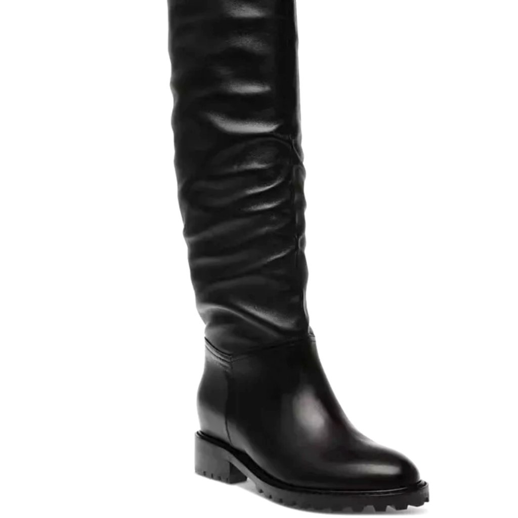 New Steve Madden Women's Lorayle Lug-Sole Slouch Tall Boots